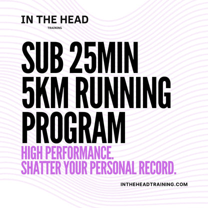 SUB 25MIN 5KM RUNNING PROGRAM